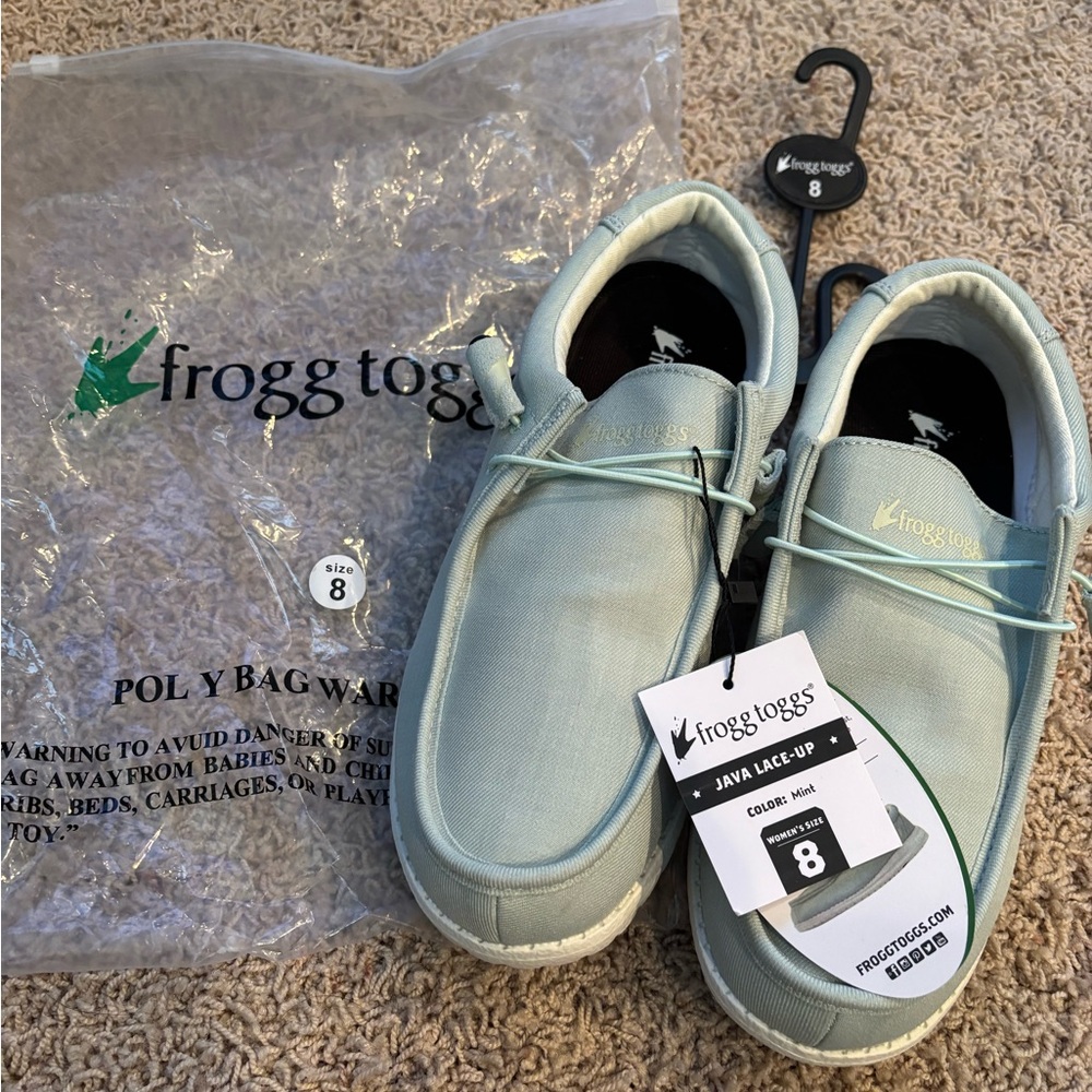 Frogg Toggs Women's Java Lace-Up Shoes - Light green OR Light Blue